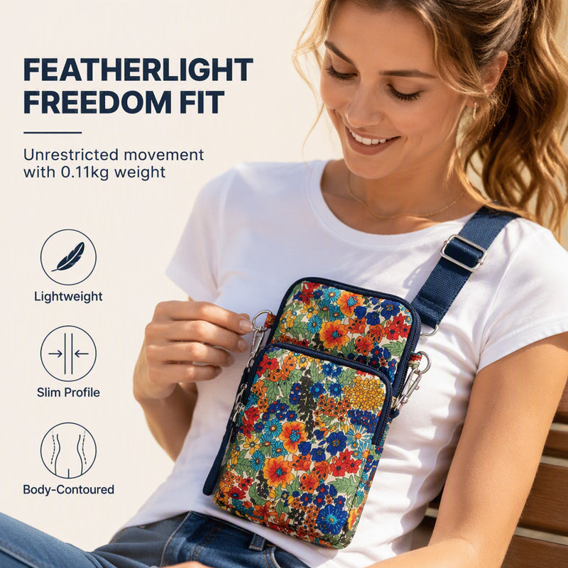 🔥Solange der Vorrat reicht 40 % Rabatt!🎉Sport-Armband & Umhängetasche mit Print