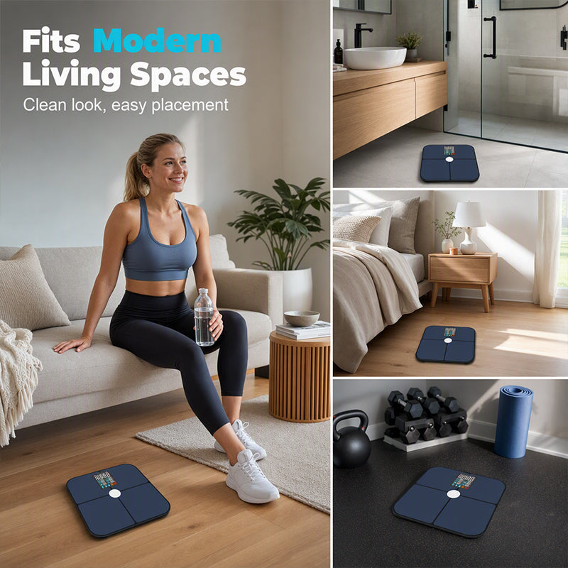 ⚖️ 50% RABATT! 🏋️ Präzisions-Körperfettwaage – Analysiert Körperfett, Wasser & Muskelmasse – Ideal für Fitness & Gesundheits-Tracking zu Hause 📊