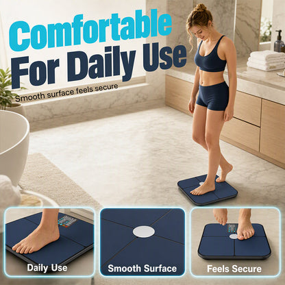 ⚖️ 50% RABATT! 🏋️ Präzisions-Körperfettwaage – Analysiert Körperfett, Wasser & Muskelmasse – Ideal für Fitness & Gesundheits-Tracking zu Hause 📊