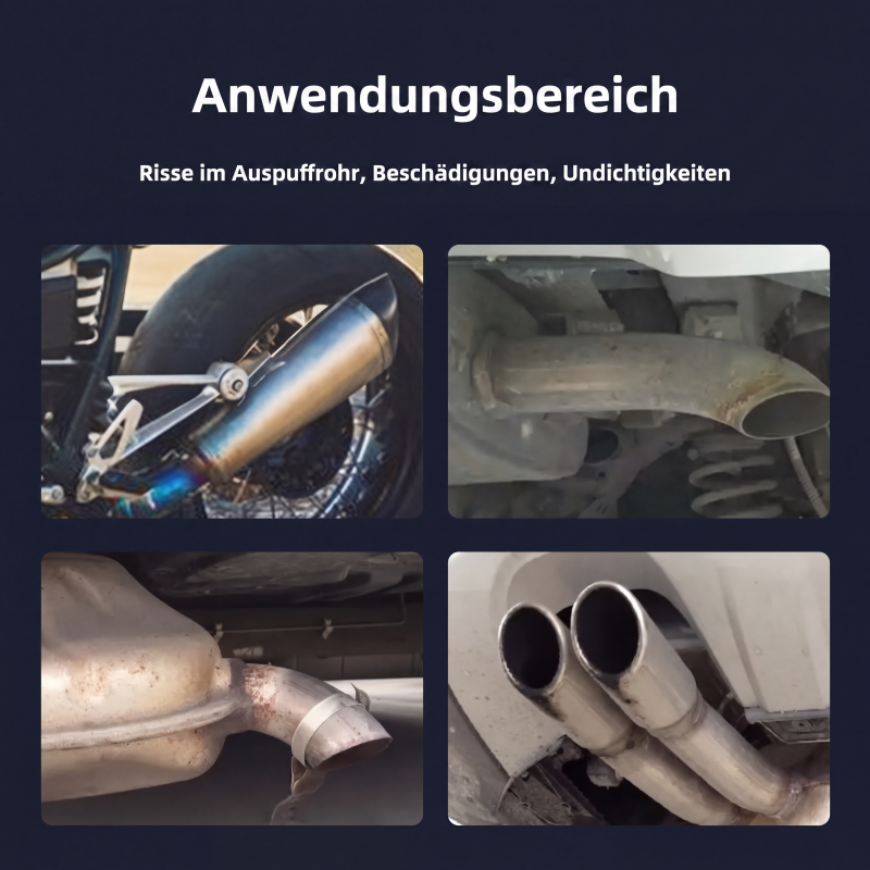 📢📢50% RABATT !!⏰Hitzebeständiger Klebstoff für Auspuffreparaturen