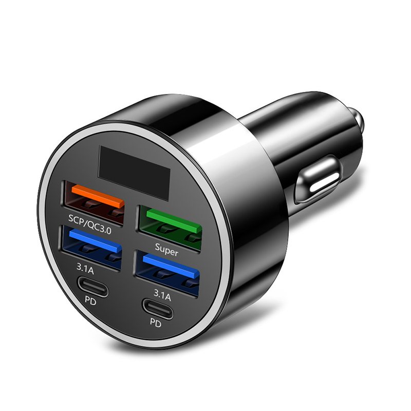 🎉 2026 Sale — Über 44.100 Mal verkauft!🔋 6-in-1 Kfz-Schnellladegerät mit Spannungsanzeige