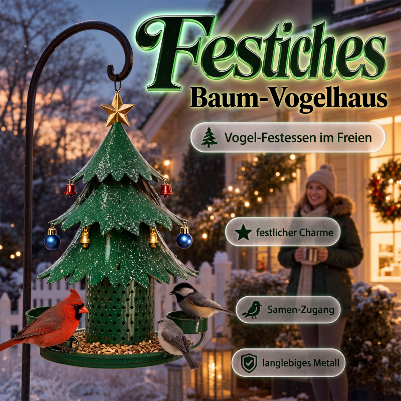 🔥Solange der Vorrat reicht 40 % Rabatt!🎉Weihnachtlicher Baum-Vogelfutterspender