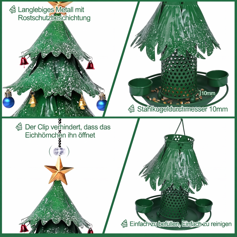 🔥Solange der Vorrat reicht 40 % Rabatt!🎉Weihnachtlicher Baum-Vogelfutterspender