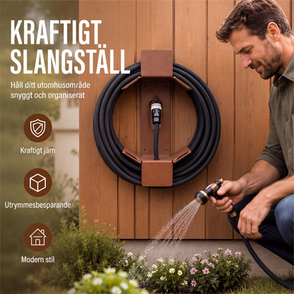 📢📢Jetzt bis zu 50% RABATT!! ⏰ Wandmontierter Gartenschlauchhalter aus Eisen