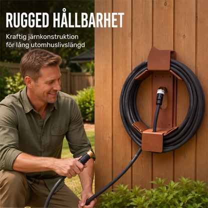 📢📢Jetzt bis zu 50% RABATT!! ⏰ Wandmontierter Gartenschlauchhalter aus Eisen
