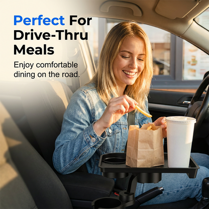 🚗 50% RABATT! 🧃 2-in-1 Auto-Tablett mit erweiterbarem Becherhalter – Stabile Ablage, praktisch & vielseitig – Ideal für Snacks, Getränke & kleine Gegenstände auf Reisen 🛣️