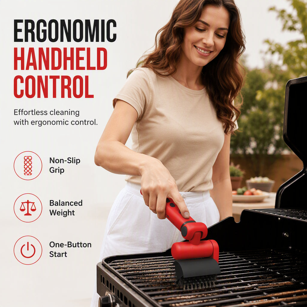 🍖🤲Akku-Reinigungsbürste für Elektro-Grills