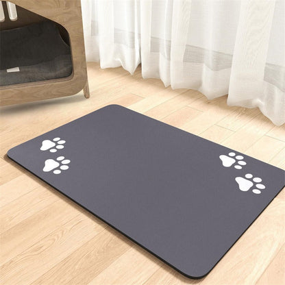 🐾 No More Messy Floors – Waterproof & Slip-Resistant Pet Feeding Mat. Wipes Clean in Seconds. UK Stock