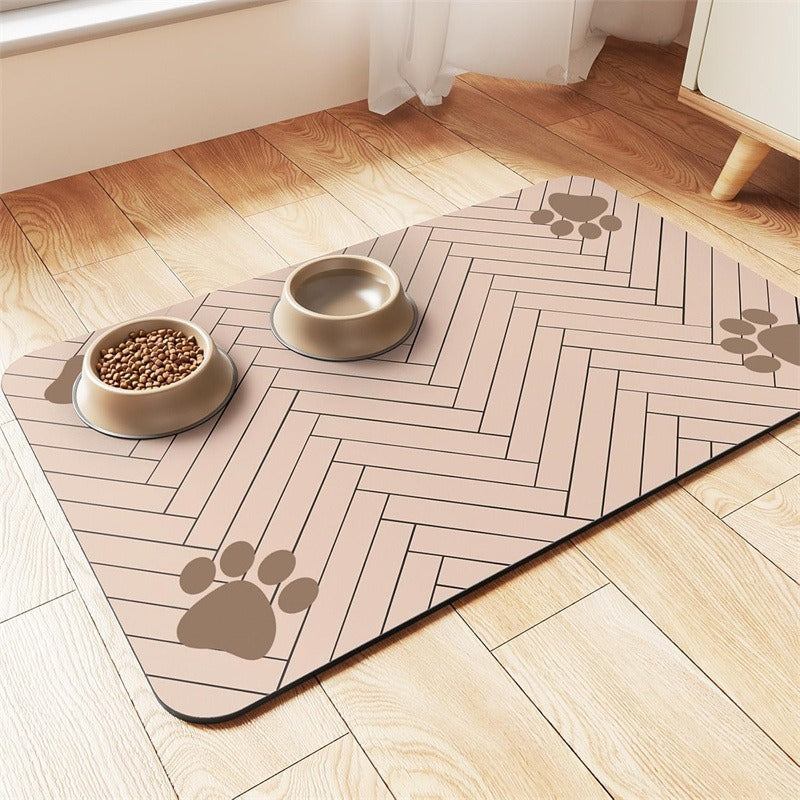 🐾 No More Messy Floors – Waterproof & Slip-Resistant Pet Feeding Mat. Wipes Clean in Seconds. UK Stock