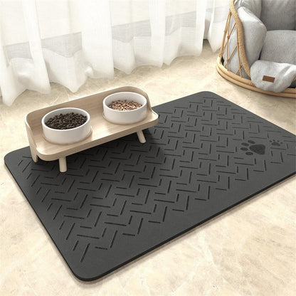 🐾 No More Messy Floors – Waterproof & Slip-Resistant Pet Feeding Mat. Wipes Clean in Seconds. UK Stock
