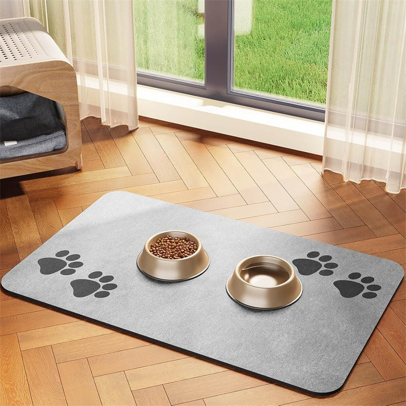 🐾 No More Messy Floors – Waterproof & Slip-Resistant Pet Feeding Mat. Wipes Clean in Seconds. UK Stock