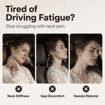 🚗💤 Schluss mit Müdigkeit beim Autofahren! Universelles Nackenstützkissen aus Memory-Schaum für die Kopfstütze im Auto, ergonomische Unterstützung für lange Autofahrten