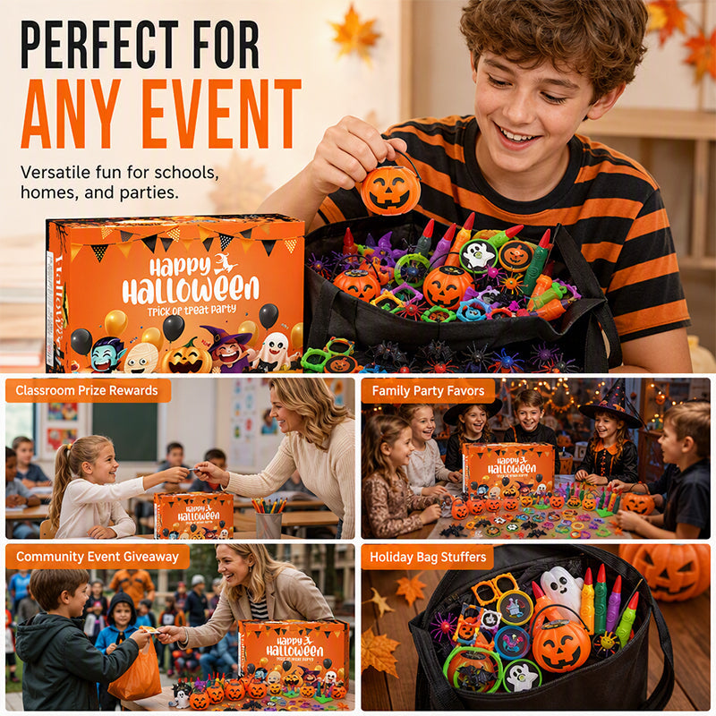 🔥Solange der Vorrat reicht – Jetzt bis zu 40% sparen!🎉Halloween Spielzeug-Set Party-Mitgebsel