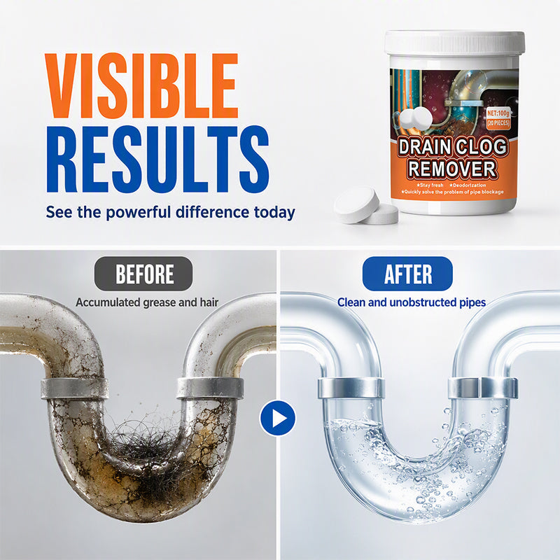 🔥Solange der Vorrat reicht 40 % Rabatt!🎉Active Oxygen Abflussreiniger gegen Verstopfungen – Brausetabletten
