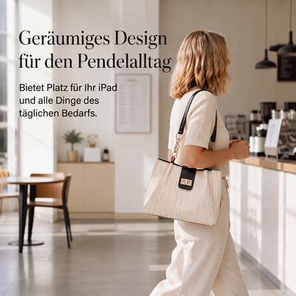 📢📢50% RABATT NU!! ⏰Geräumige Stroh-Schultertasche für Pendler