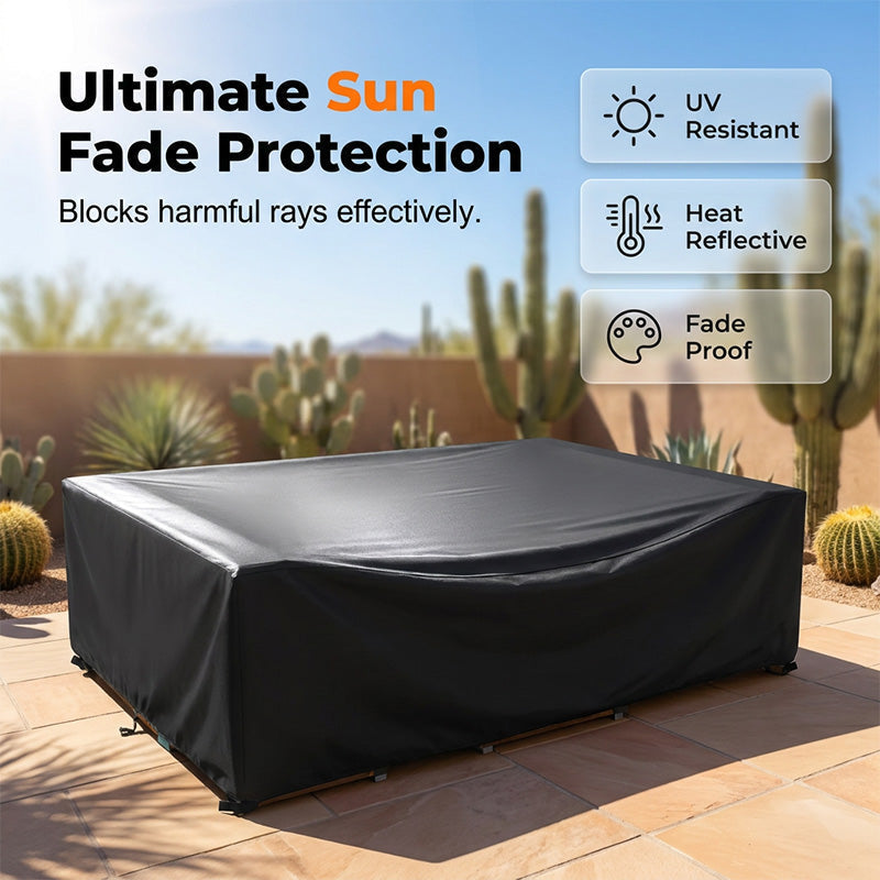 🪑 Gartenmöbel-Schutzhülle für alle Jahreszeiten ✨🌧️ – Oxford 210D | Wasserdicht | UV-Schutz | 10 Größen | 2 Farben | 50% RABATT