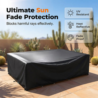 🪑 Gartenmöbel-Schutzhülle für alle Jahreszeiten ✨🌧️ – Oxford 210D | Wasserdicht | UV-Schutz | 10 Größen | 2 Farben | 50% RABATT