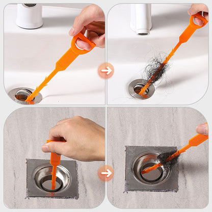🚿✨50% RABATT Nur für kurze Zeit! Abfluss-Haarentferner | Wiederverwendbarer Verstopfungsreiniger für Waschbecken & Dusche