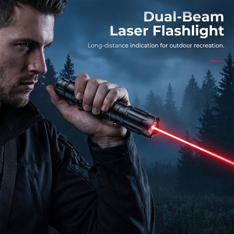 🔦 50% RABATT! 💡 Tragbare Laser-Taschenlampe – Rot & Grün, wiederaufladbar & kompakt – Ideal für Präsentationen, Outdoor & Tierbedarf 🐾