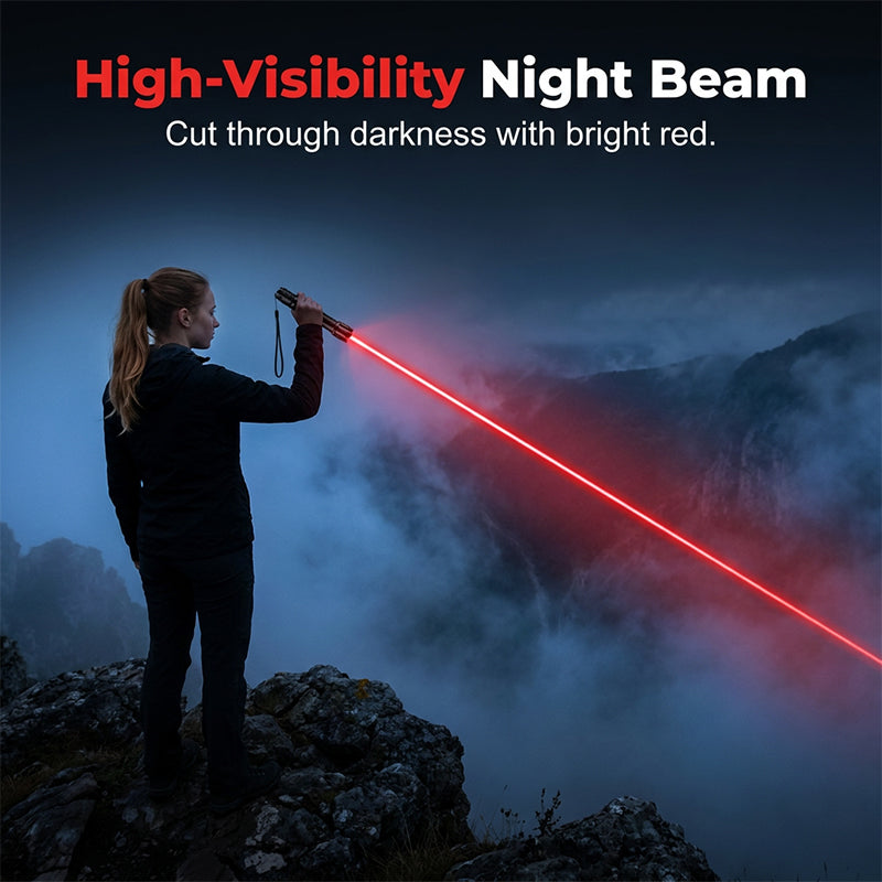 🔦 50% RABATT! 💡 Tragbare Laser-Taschenlampe – Rot & Grün, wiederaufladbar & kompakt – Ideal für Präsentationen, Outdoor & Tierbedarf 🐾