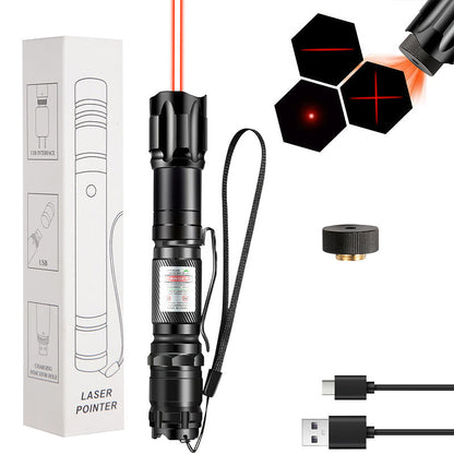 🔦 50% RABATT! 💡 Tragbare Laser-Taschenlampe – Rot & Grün, wiederaufladbar & kompakt – Ideal für Präsentationen, Outdoor & Tierbedarf 🐾
