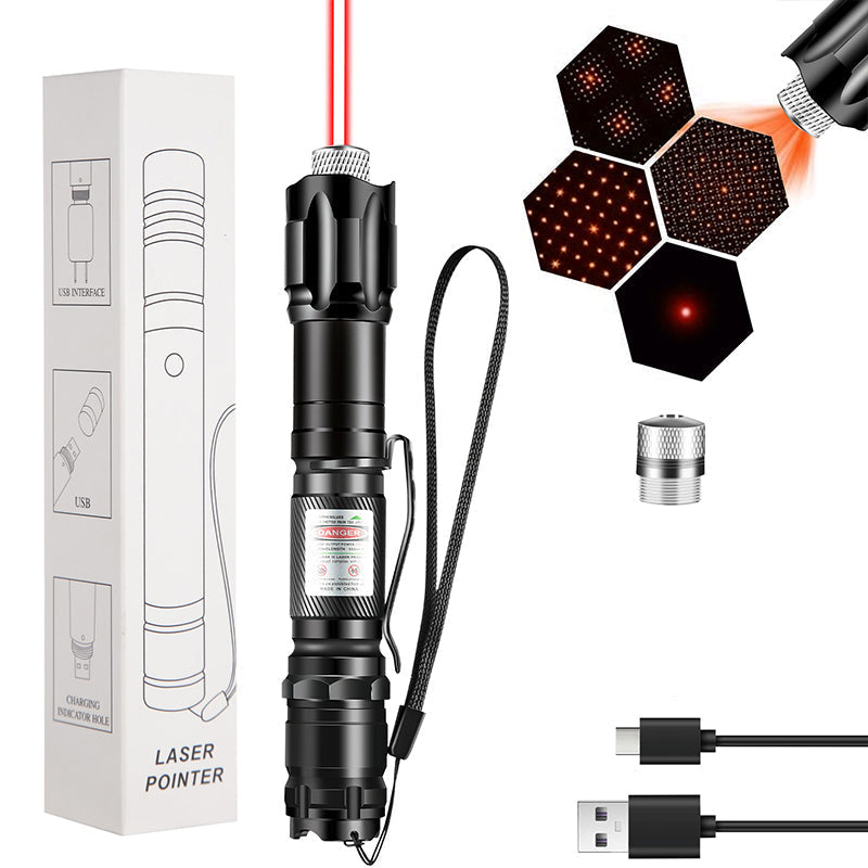 🔦 50% RABATT! 💡 Tragbare Laser-Taschenlampe – Rot & Grün, wiederaufladbar & kompakt – Ideal für Präsentationen, Outdoor & Tierbedarf 🐾