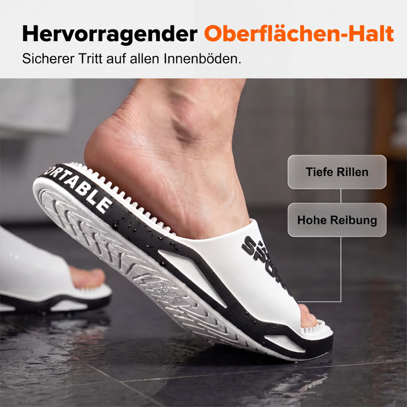 🦶🔥50% RABATT!💨 Herren Massagepantoletten rutschfest mit Fußgewölbeunterstützung☁️