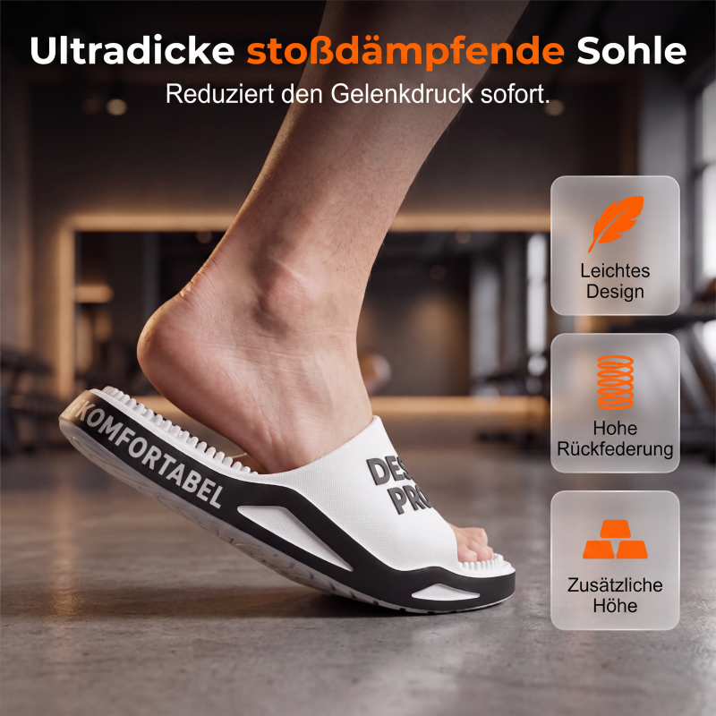 🦶🔥50% RABATT!💨 Herren Massagepantoletten rutschfest mit Fußgewölbeunterstützung☁️