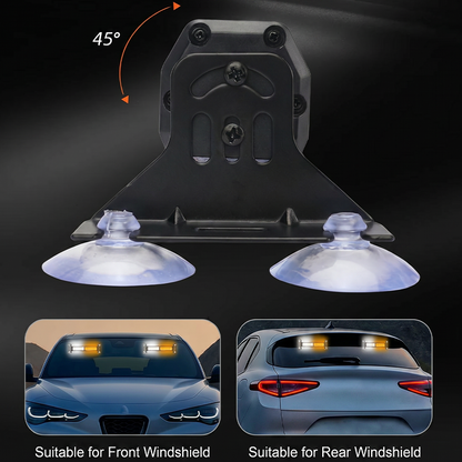 🚨 50% RABATT! 💡 Hochsichtbare LED-Blitzleiste – Warnblinklicht mit Stroboskop-Funktion – Ideal für Baustellen, Pannenhilfe & Sicherheit auf der Straße 🚧