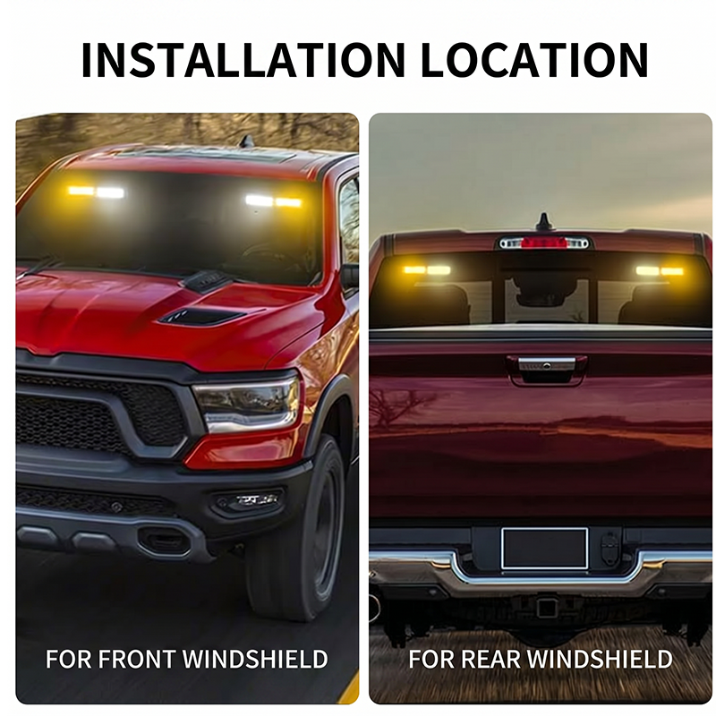 🚨 50% RABATT! 💡 Hochsichtbare LED-Blitzleiste – Warnblinklicht mit Stroboskop-Funktion – Ideal für Baustellen, Pannenhilfe & Sicherheit auf der Straße 🚧