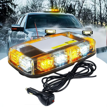 🔥Solange der Vorrat reicht 40 % Rabatt!🎉40% RABATT! LED-Stroboskop-Lichtleiste mit Magnetfuß – 16 Blitzmodi, 14 Magnete, 2,9 m Kabel – für Fahrzeuge 12-24V