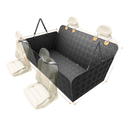 🎉 NUR FÜR KURZE ZEIT 50% RABATT! 🐾 Wasserdichte Hunde-Autositzschutzmatte – Vollflächiger Schutz vor Schmutzpfoten, Fell & Spritzern – Stabiler Acht-Panel-Boden 🚗