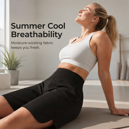 🔥Heißer Verkauf 50% Rabatt🥳💞 Über 50.000 Stück verkauft!⚡🩳Damen Freizeit Wide-Leg Shorts knielang✨