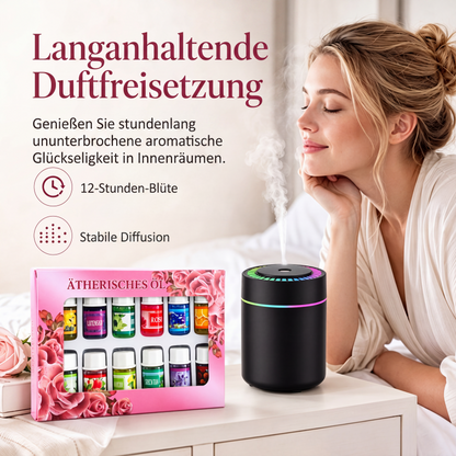 🎁🌺Der frische Duft hebt Ihre Stimmung! 🌷12er-Set wasserlösliche ätherische Öle