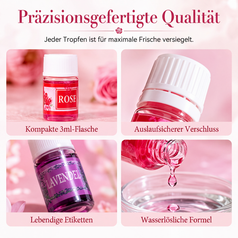 🎁🌺Der frische Duft hebt Ihre Stimmung! 🌷12er-Set wasserlösliche ätherische Öle