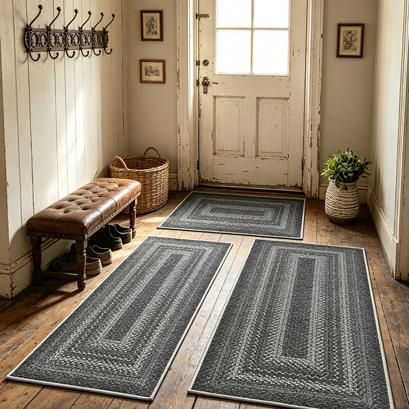 🔥Solange der Vorrat reicht 40 % Rabatt!🎉Eleganter gewebter Läufer-Teppich