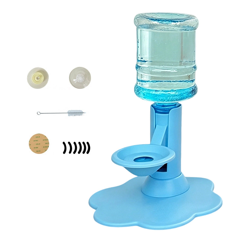 🐱 50% RABATT! 💧 Katzenwasserbrunnen mit verstellbarer Halswirbelsäule – 3-stufig höhenverstellbar, rutschfest & automatische Nachfüllung – Für gesundes Trinken & mehr Komfort ✨