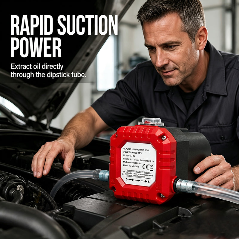 🔧 50% RABATT! 🛢️ Elektrische Ölabsaugpumpe – Selbstansaugend, vielseitig & leistungsstark – Ideal für Motoröl, Diesel & Hydrauliköl 🚗