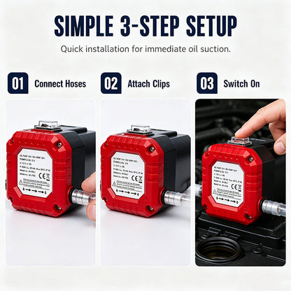 🔧 50% RABATT! 🛢️ Elektrische Ölabsaugpumpe – Selbstansaugend, vielseitig & leistungsstark – Ideal für Motoröl, Diesel & Hydrauliköl 🚗