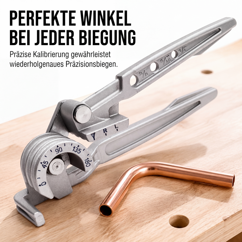 【⚙️Limitiertes Angebot – 50 % Rabatt!!】🔩 3‑in‑1 Manuelle Rohrbiegemaschine 🛠️ Hand Rohr‑Biegewerkzeug für Heim‑ & Werkstattgebrauch