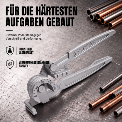 【⚙️Limitiertes Angebot – 50 % Rabatt!!】🔩 3‑in‑1 Manuelle Rohrbiegemaschine 🛠️ Hand Rohr‑Biegewerkzeug für Heim‑ & Werkstattgebrauch