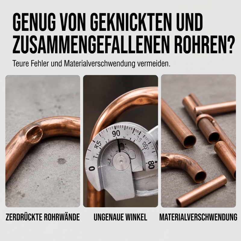 【⚙️Limitiertes Angebot – 50 % Rabatt!!】🔩 3‑in‑1 Manuelle Rohrbiegemaschine 🛠️ Hand Rohr‑Biegewerkzeug für Heim‑ & Werkstattgebrauch