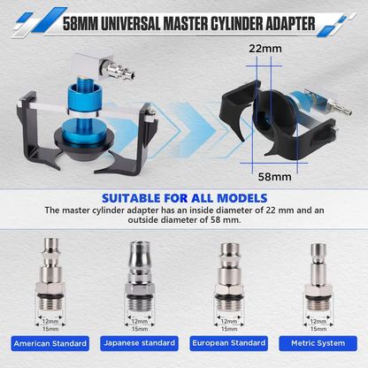🔧 55% RABATT! 🚗 Universeller Bremszylinder-Adapter – Robuste Bauweise, präzise Passform & einfache Montage – Ideal für Bremsenentlüftung & Wartung an verschiedenen Fahrzeugen 🛠️