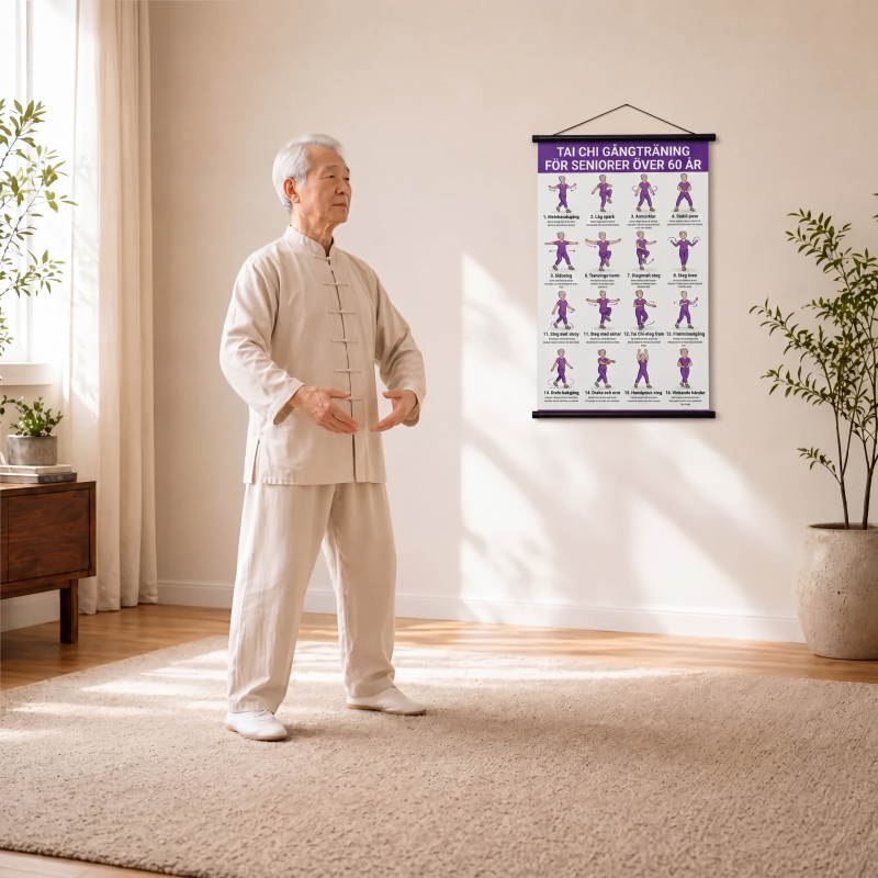 【🔥Zeitlich begrenztes Angebot – 50 % Rabatt!!】🎉Tai-Chi-Übungsposter für Senioren