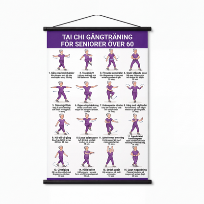 【🔥Zeitlich begrenztes Angebot – 50 % Rabatt!!】🎉Tai-Chi-Übungsposter für Senioren