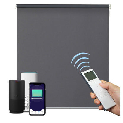 🌑 50% RABATT! 🔋 Elektrisches Verdunkelungsrollo mit Akku – 📱Wiederaufladbar, höhenverstellbar & einfach zu montieren – Ideal für Büro, Balkon & Zuhause 🌙