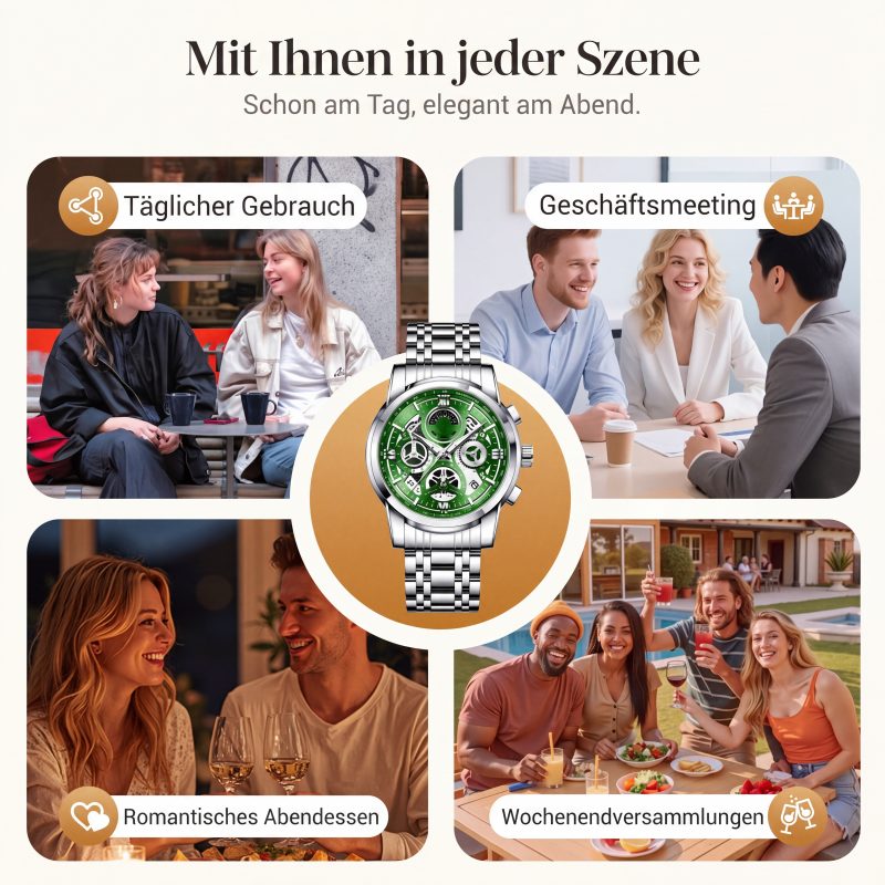 📢📢50% RABATT !! ⏰Klassische Quarzuhr für Herren🕰️