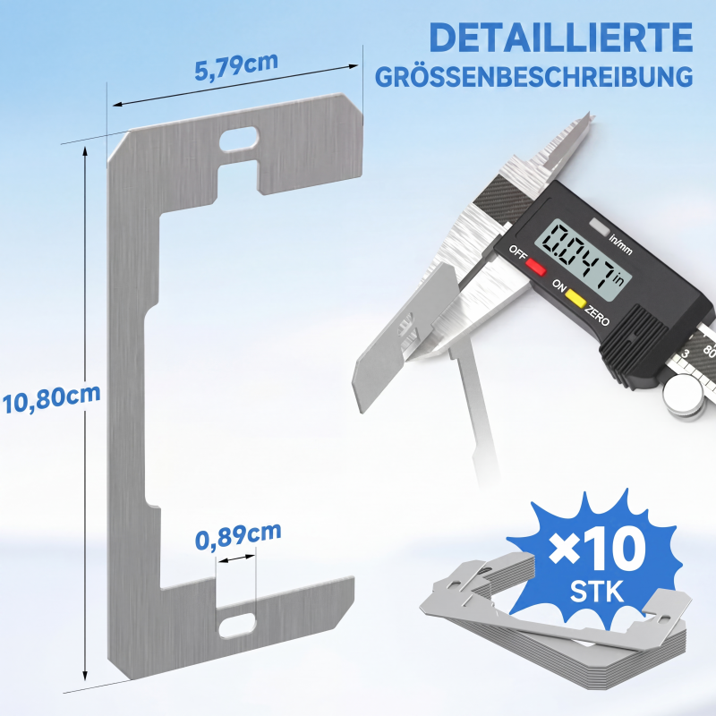📢📢50% RABATT !!⏰Bündig montierbarer Wandplattenabstandshalter