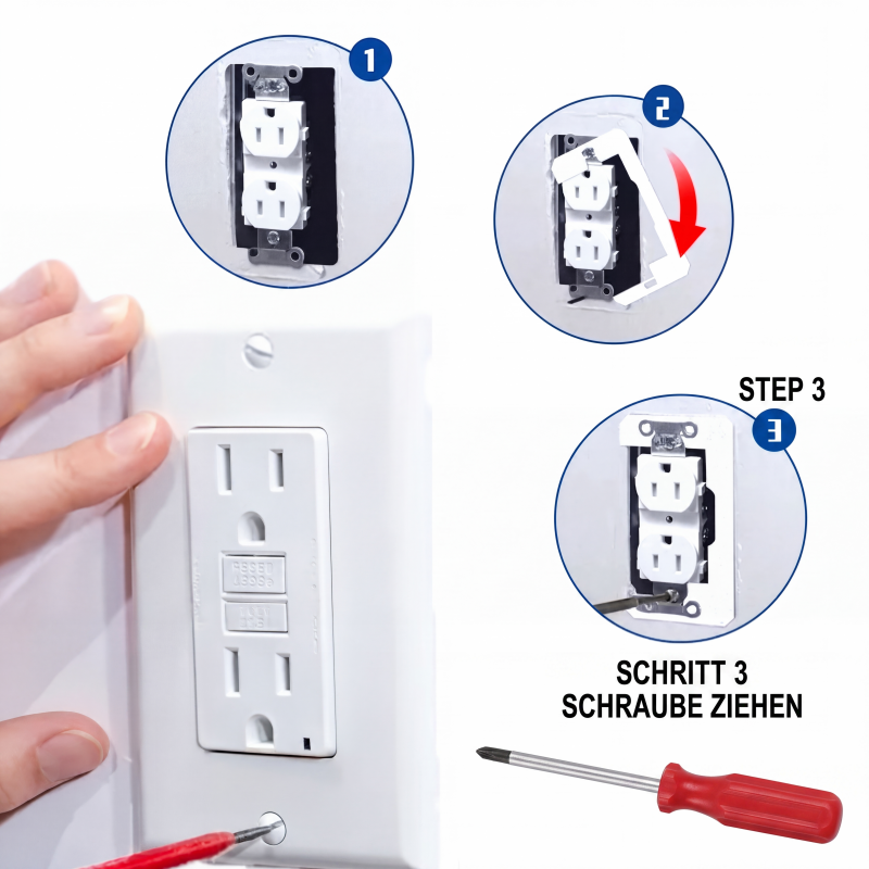 📢📢50% RABATT !!⏰Bündig montierbarer Wandplattenabstandshalter