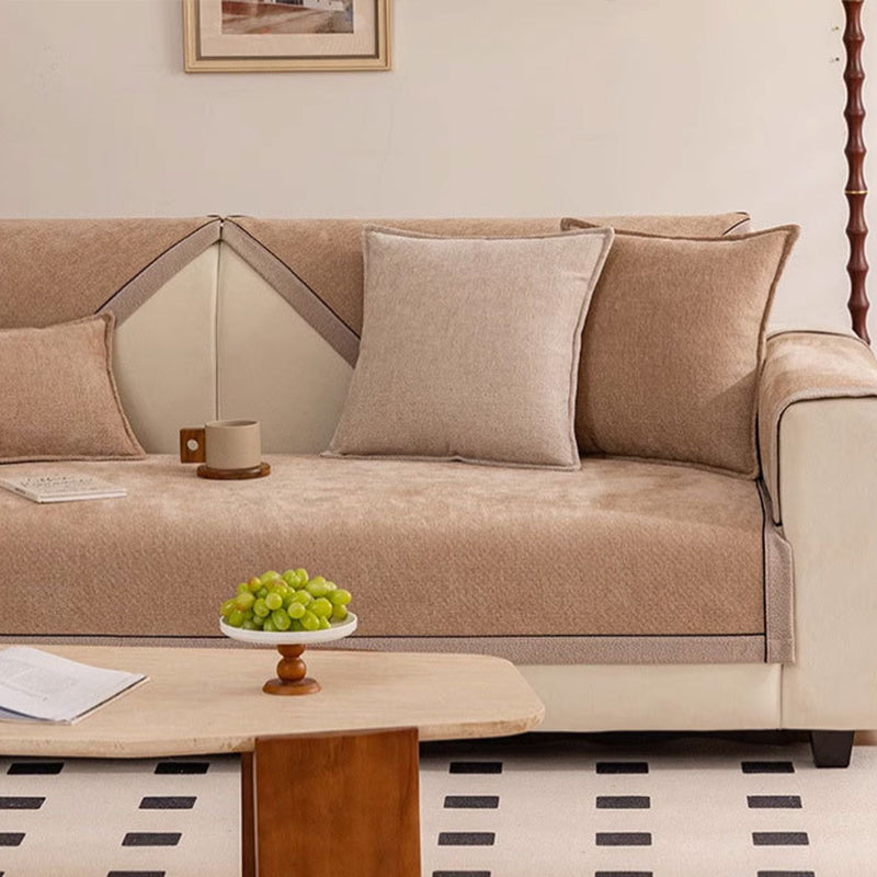 Rutschfeste Chenille-Sofaabdeckung